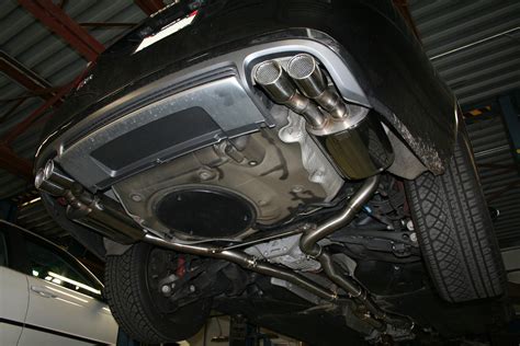 Audi S6 exhaust install. - Autobahn Performance Inc.