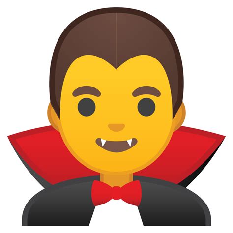 Man vampire Icon | Noto Emoji People Stories Iconset | Google