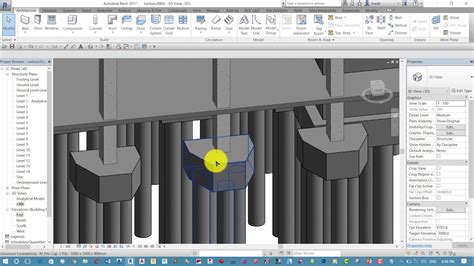 06 04 2017 Revit Structure 2017 tutorial Part 3 - YouTube