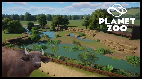 Water Buffalo Habitat Speed Build | Planet Zoo Wetlands Pack - YouTube