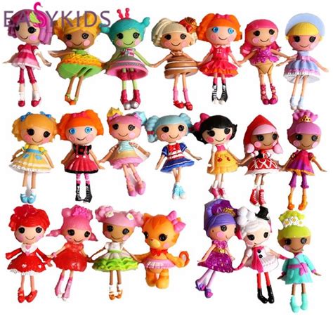 Kids doll toys button eyes mini Lalaloopsy dolls child birthday gift ...