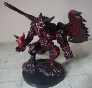 Dungeons and Dragons Pit Fiend miniature, pro painted, dark and evil ...