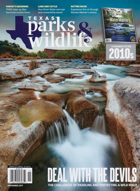 Texas Parks and Wildlife Magazine Cover - Devils River - Sean ...