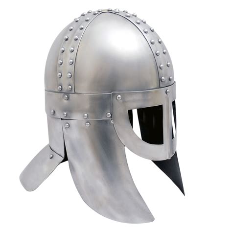 Viking Helmet -16 G Iron w/leather liner - Helmets - Medieval Armour