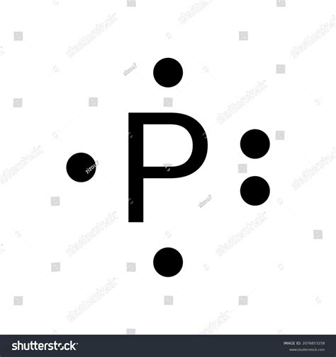 Lewis Dot Structure Phosphorus Stock Vector (Royalty Free) 2076853258 ...