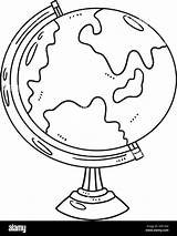 World Globe Coloring Pages sketch template
