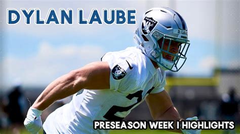 Dylan Laube Highlights | Preseason Week 1, 2024 | Dylan Laube Rookie ...