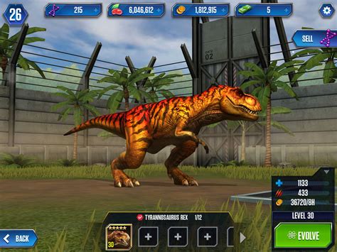 T. rex lvl 30 !!!!!! | Jurassic park world, Jurassic world, Jurassic park