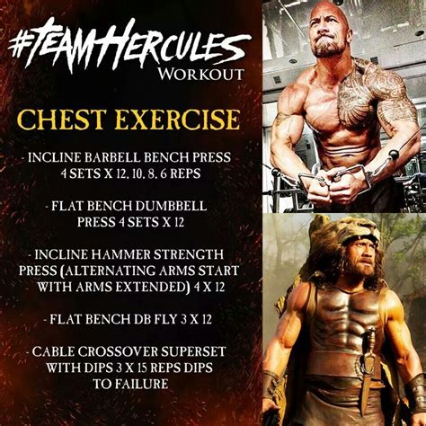 Building Hercules | The rock hercules workout, The rock workout ...