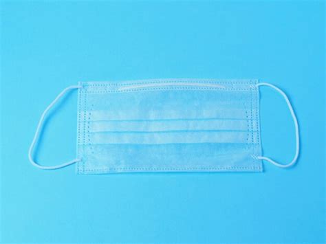 Premium Photo | Blue medical mask isolated