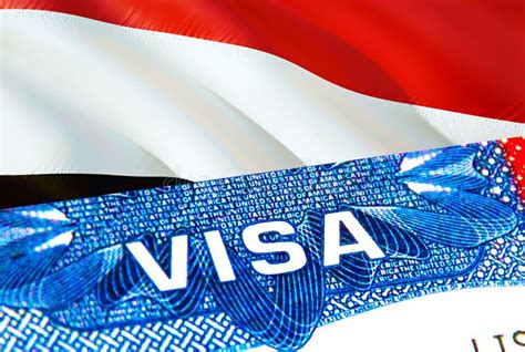 Yemen Visa. Travel To Yemen Focusing on Word VISA, 3D Rendering. Yemen ...