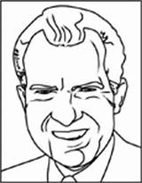 Richard Nixon Coloring Page Pages sketch template