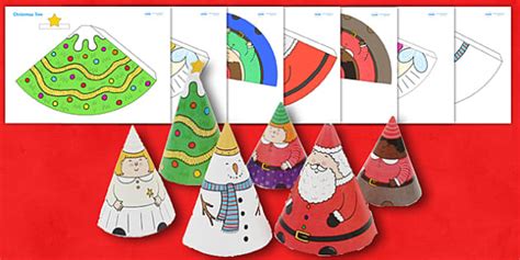 Christmas Cone People - christmas, cone people, crafts, art