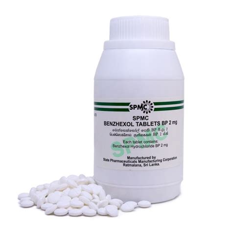 Benzhexol Tablets BP 2 mg | SPMC | State Pharmaceuticals Manufacturing Corporation