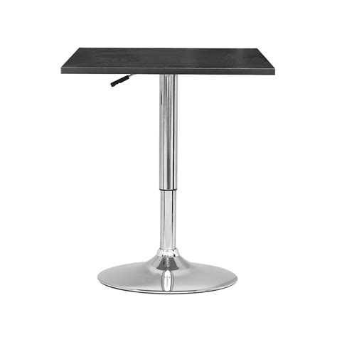 Corliving Adjustable Square Black Bar Table | The Home Depot Canada