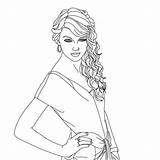 Taylor Swift Coloring Pages Clipart  Free Printable sketch template