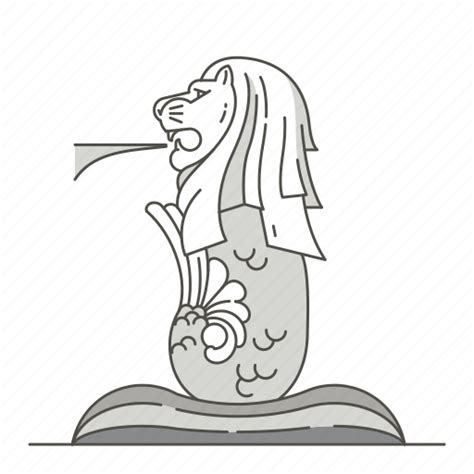 Famous, landmarks, merlion, world icon - Download on Iconfinder