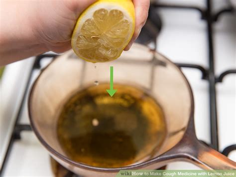 How to Make Cough Medicine with Lemon Juice: 10 Steps