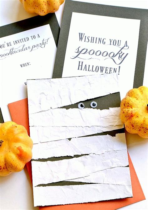 20+ Cute DIY Halloween Cards — Gathering Beauty