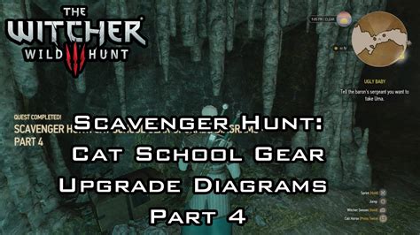 The Witcher 3: Wild Hunt - Scavenger Hunt: MASTERCRAFTED Cat School Gear Upgrade Diagrams Part 4 ...