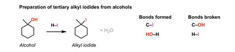 Conversion of tertiary alcohols to alkyl iodides with HI – Master Organic Chemistry