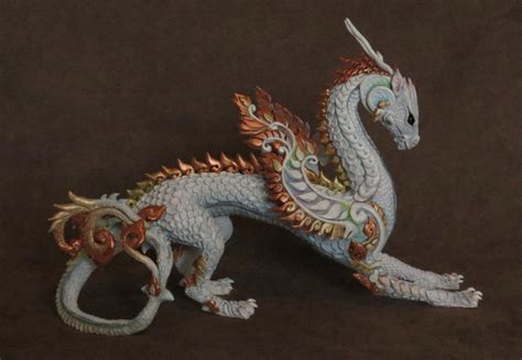 dragon sculpture - painted by kimrhodes on DeviantArt