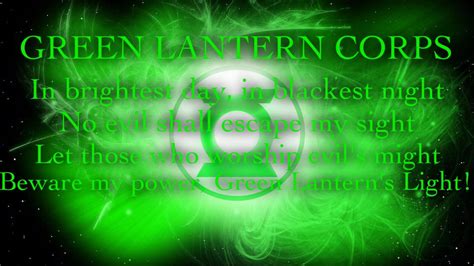 Green Lantern Corps Oath by Pattyw99 on DeviantArt