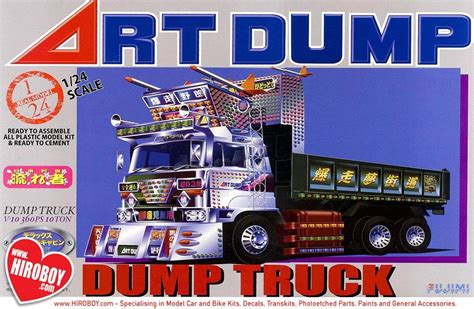 1:24 Mitsubishi Fuso 10 Ton Art Dump Truck (Model Kit) | FUJ-011998 | Fujimi