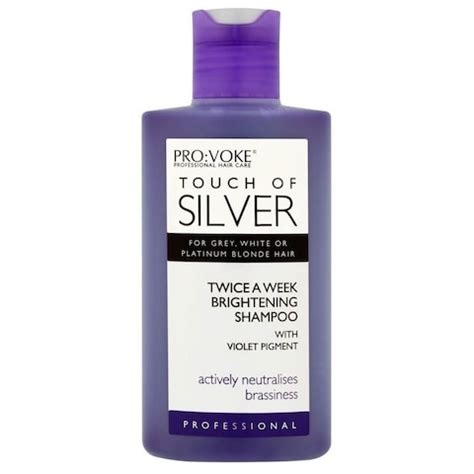 The best shampoo for grey hair: Pro:voke Touch of Silver Brightening Shampoo, £3.19 | The 11 ...