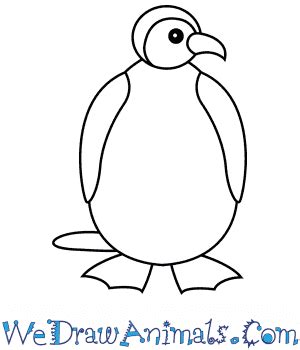 How To Draw A Penguin Art For Kids - Goimages Talk