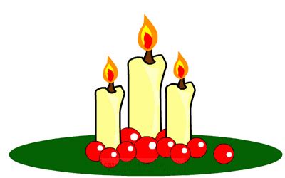 Christmas Animated Clipart: christmas-candle-animation