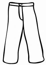 Pants Coloring Page sketch template