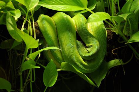 Snake in jungle stock photo. Image of kalahari, camouflage - 15532504