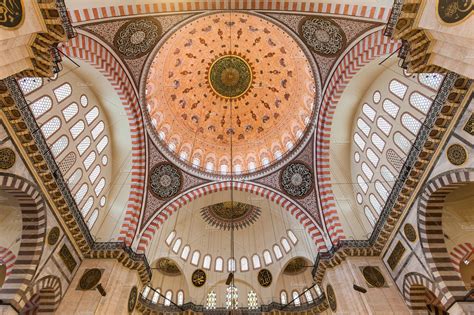 Suleymaniye mosque interior containing mosque, suleymaniye, and istanbul | Architecture Stock ...