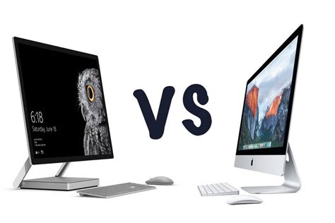 Microsoft Surface Studio vs Apple iMac: What's the difference?