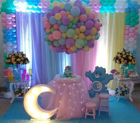 Festa infantil dos ursinhos carinhosos | Care bears birthday party, Care bear birthday