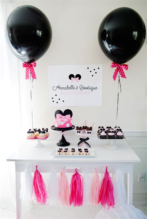 Minnie Mouse Bowtique Birthday Party - Project Nursery