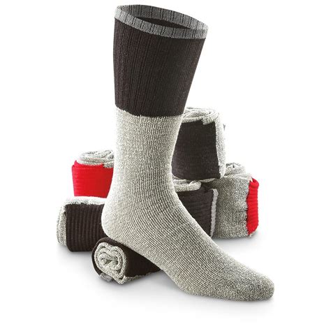 6 Prs. of Heavyweight Thermal Socks - 204926, Socks at Sportsman's Guide