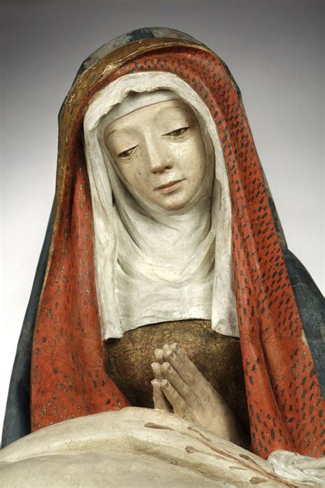 Anonyme, Vierge de Pitié avec saint Jean et sainte Marie Madeleine (détail), entre 1501 et 1525 ...