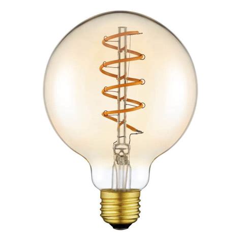 G95 Flexible LED Spiral Filament bulb smoked grey