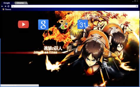 Attack on Titan Chrome Theme - ThemeBeta