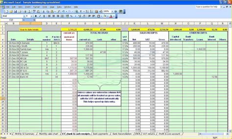 Free Accounting Templates Of Accounting Bookkeeping Spreadsheets ...