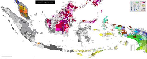 Indonesia, Malaysia & Brunei - Carte linguistique / Linguistic map in 2023 | Linguistics, Map ...