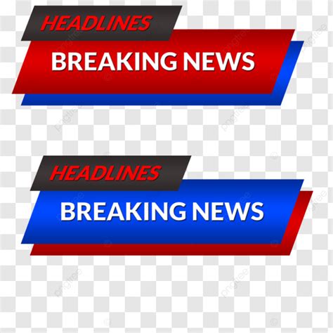 Lower Third Label Breaking News Banner, Lower Third, Breaking News, Banner PNG Transparent ...