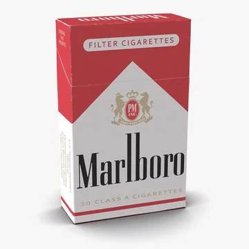 Closed Cigarettes Pack Marlboro ~ 3D Model #90923896 | Pond5