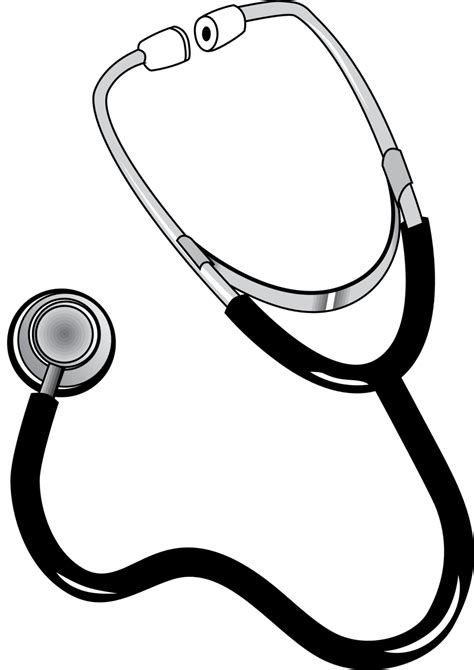 Public Domain Clip Art Image | Illustration of a stethoscope | ID: 13491432017144 ...