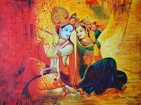 Lord Krishna Painting Wallpapers - Wallpaper Cave