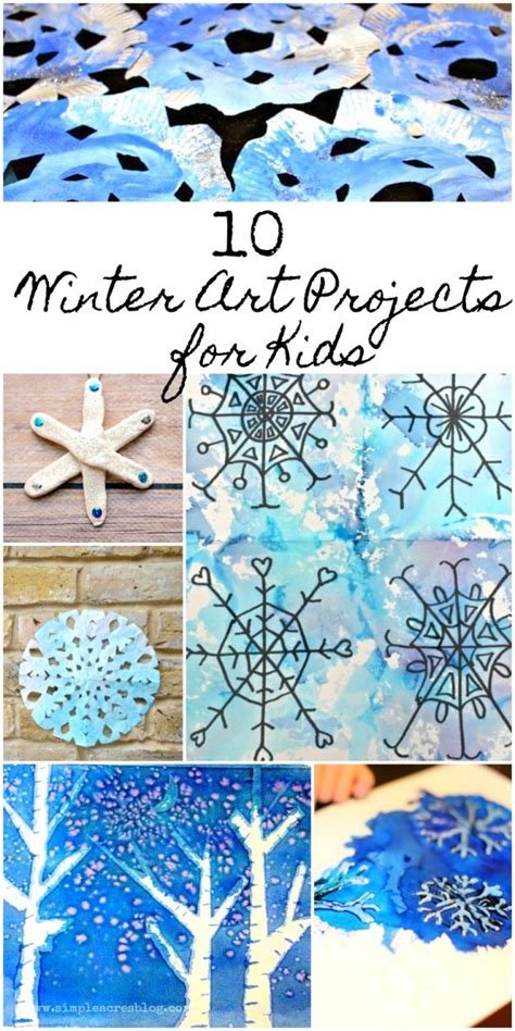 10 Winter Art Projects for Kids - Simple Acres Blog