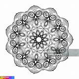 Mandala Art Design For Coloring Book Pages Stock Illustration  sketch template
