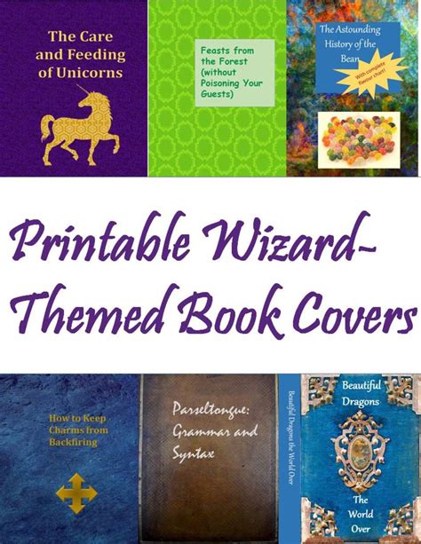 How to Make a Harry Potter Library: Printable Book Covers - HobbyLark